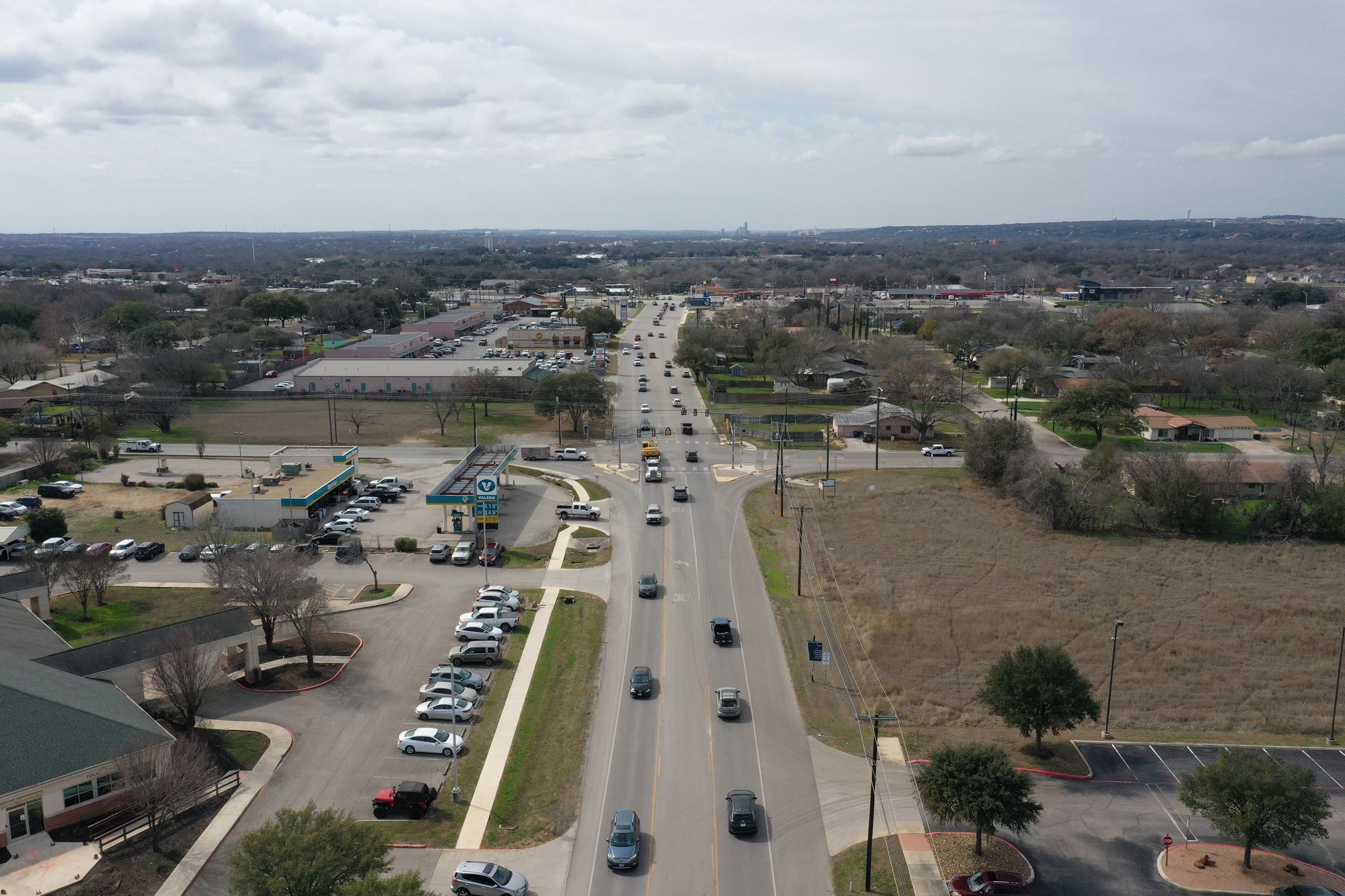 Overhead View of Common Street Today