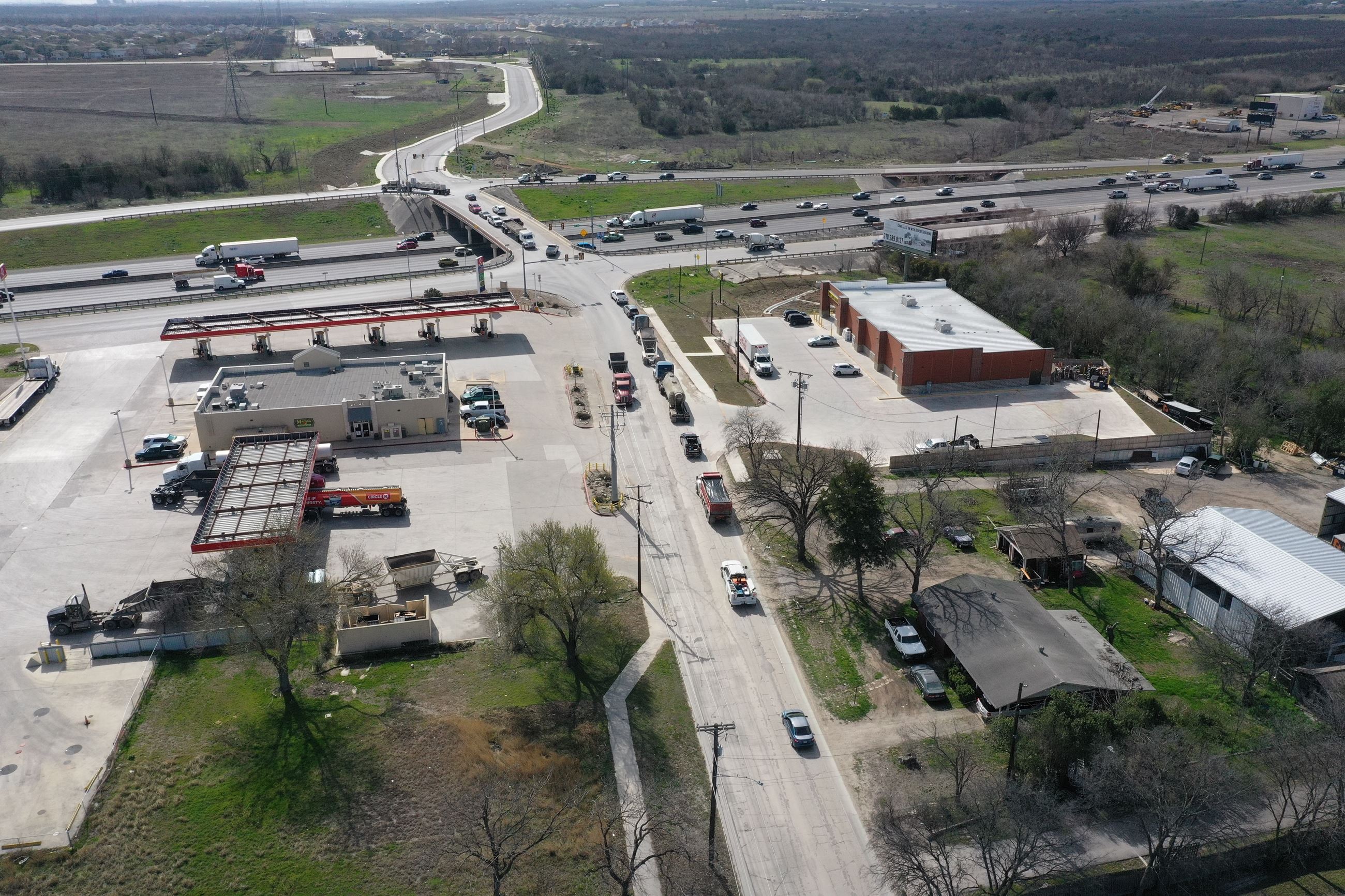 Overhead View of Solms Road Today