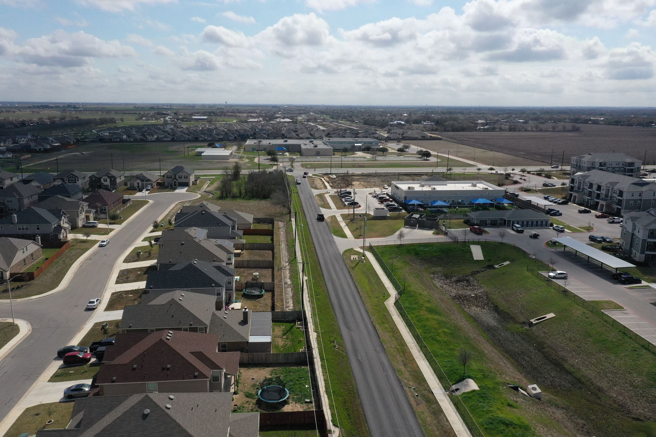 Overhead View of South Kowald Lane Today