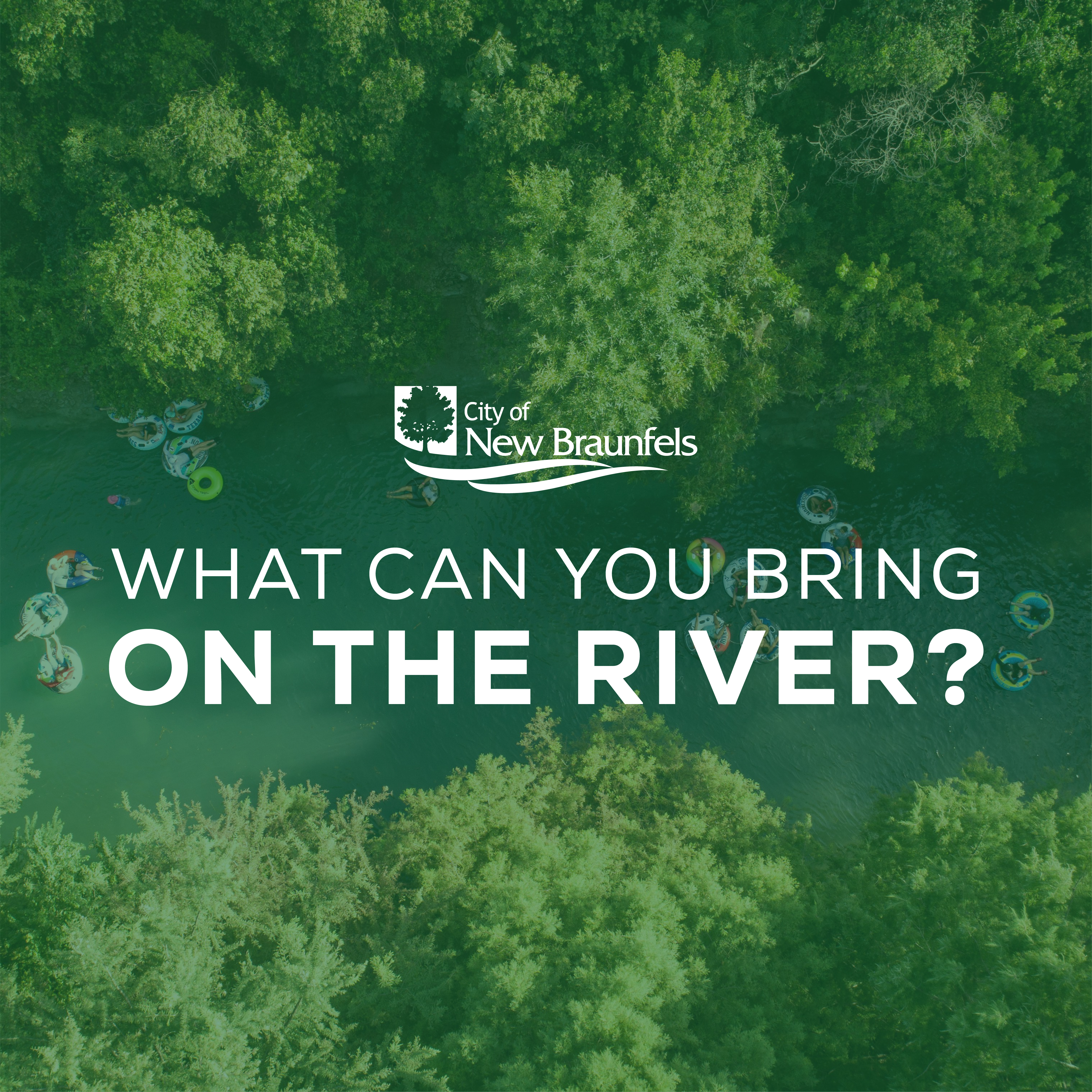 What can you bring on the river?