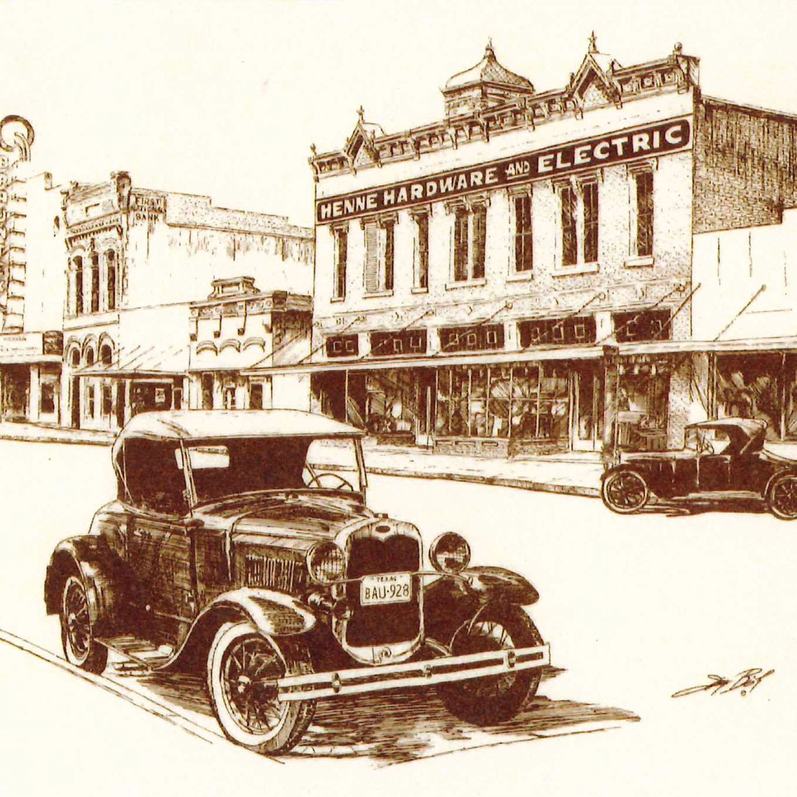 Henne Hardware print