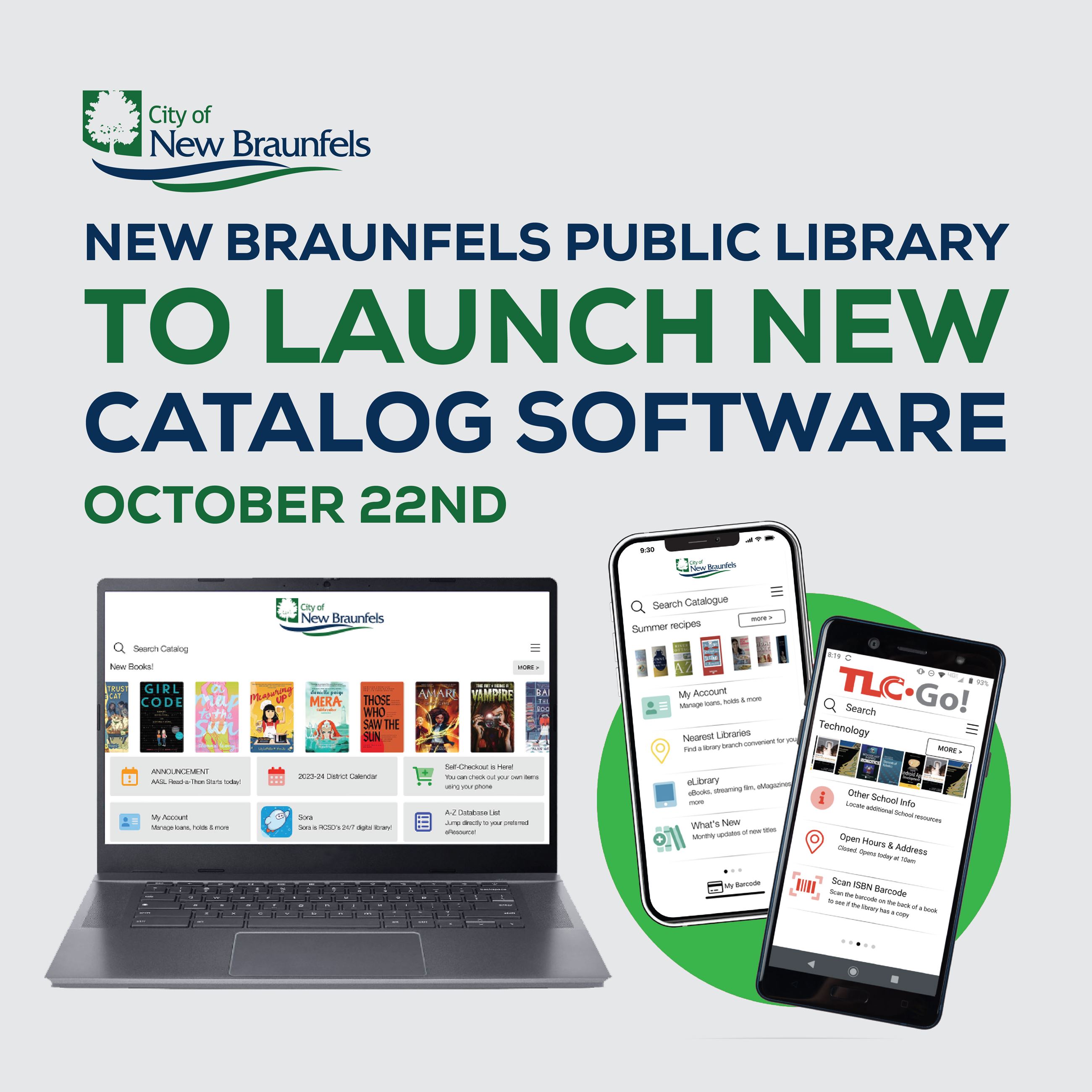 New TLC Library Software Graphic