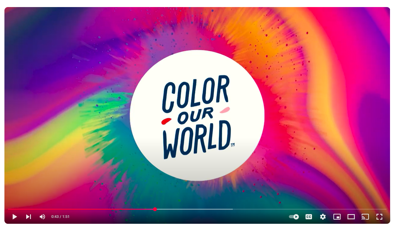 Color Your World Youtube Thumbnail