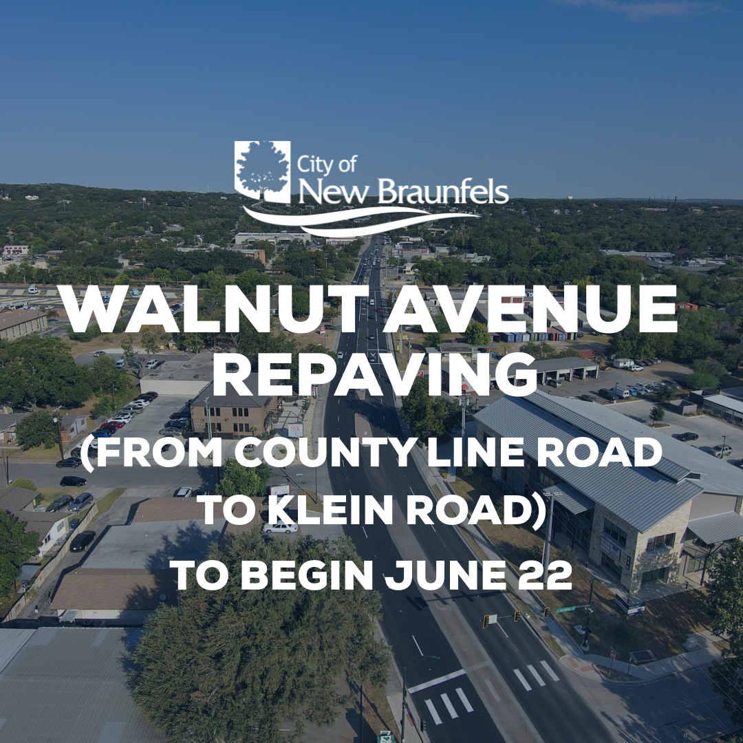 Walnut Avenue Repaving  from County Line Rd. to Klein Rd. to Begin June 22 