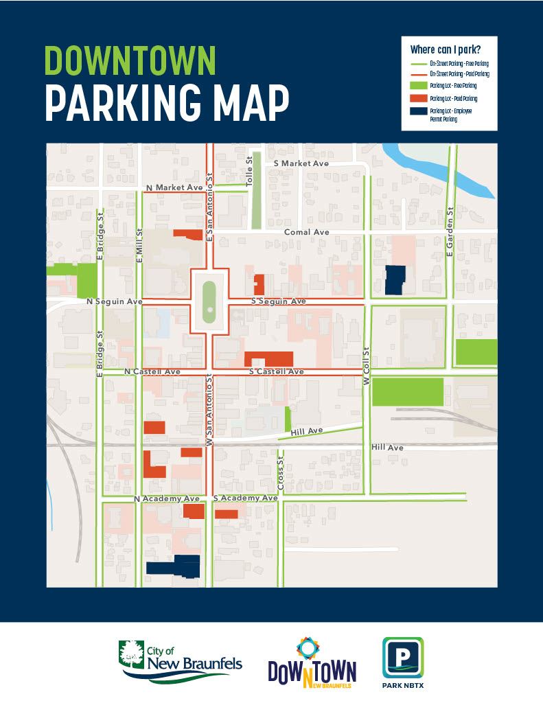Downtown Parking Map (Updated Jan 2026)