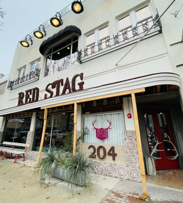 Red Stag Storefront and Sign